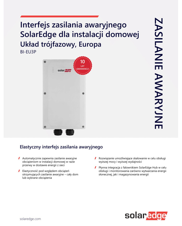 SolarEdge BI-NEUNU3P-01 RWB48