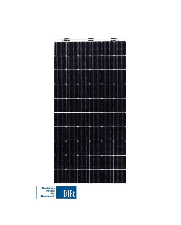SoliTek SOLID Bifacial lasi-lasi 370W Kehyksetön