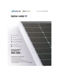 JA Solar JAM72S30-570/LR MC4-EVO2 570W Panneau Solaire