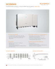 Sungrow X laikiklis SG110CX / SG250HX (horizontalus montavimas)