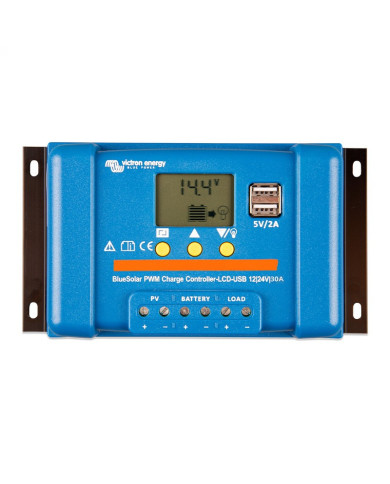 Victron Energy BlueSolar PWM-LCD&USB 12/24V-30A päikesepaneeli laadimisregulaator