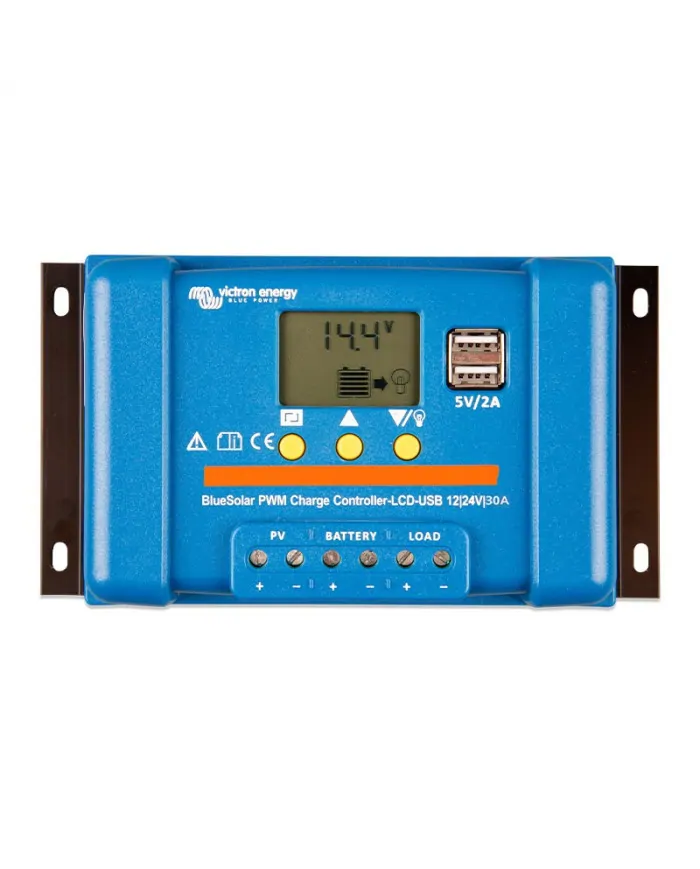 Victron BlueSolar PWM-LCD&USB 12/24V-30A Opladercontroller