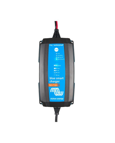 Victron Energy Blue Smart IP65 12/15 - 12V 15A akumuliatoriaus įkroviklis su DC jungtimi ir Bluetooth