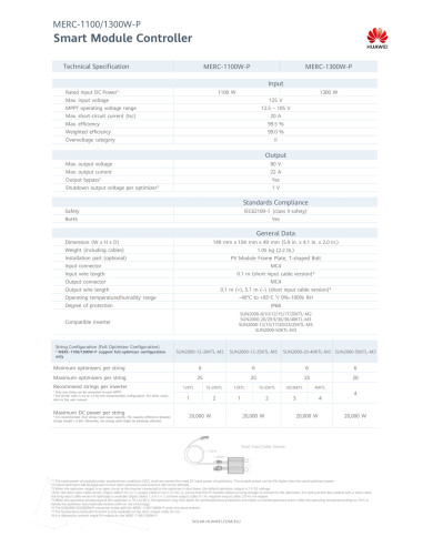 Huawei MERC-1300W-P Optimizator de Putere cu Cablu Lung
