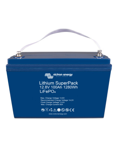 Victron Energy Lithium SuperPack 12,8V/100Ah (M8) High Current