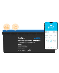 Epever LFP2.56KWH12.8V-P65L2GF40 12,8V 205Ah LiFePO4 IP65 (soojendusmatiga)