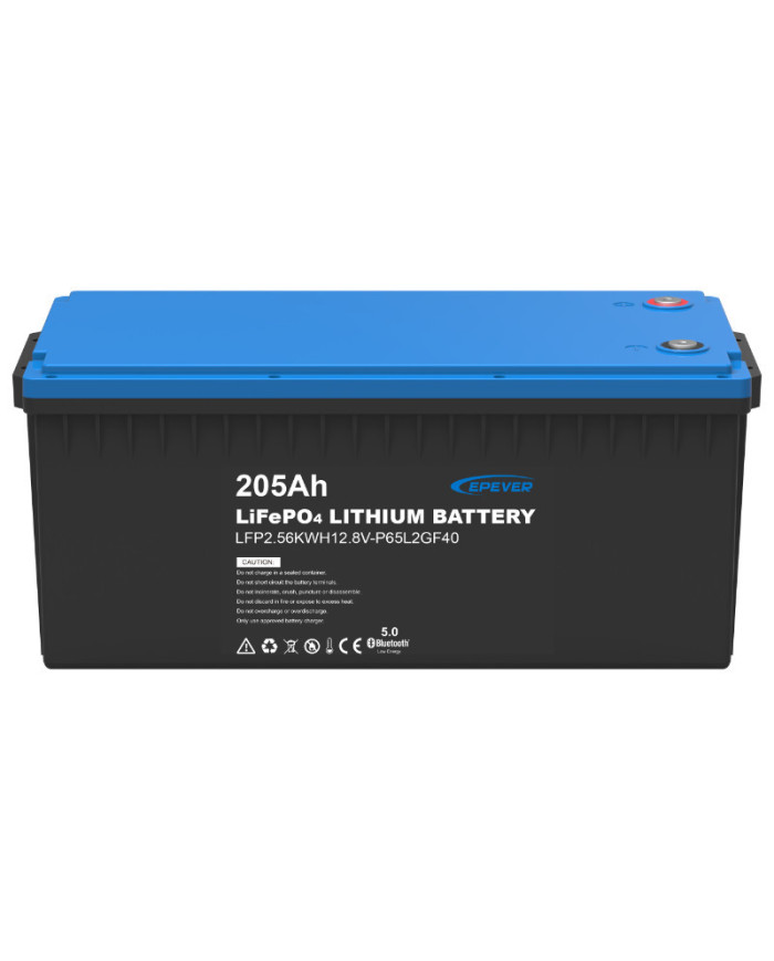 Epever LFP2.56KWH12.8V-P65L2GF40 12,8V 205Ah LiFePO4 IP65 (soojendusmatiga)