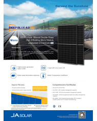 JA SOLAR JAM54D40 BIFACIAL 420W MB Fekete Keret