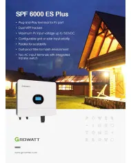 Growatt SPF 6000ES PLUS 6000W
