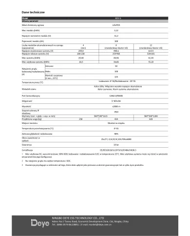 DEYE HV Control Unit BOS-G+BASE (HVB750V/100A-EU)
