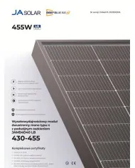 ja solar jam54d40 bifacial 450w marco negro