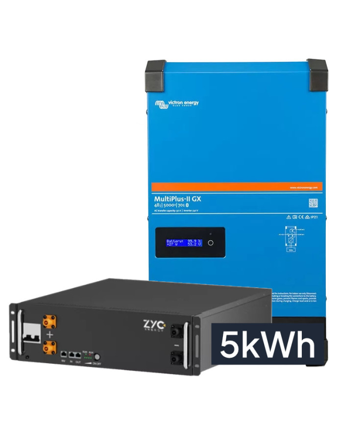 SunTrack MultiPlus-II 48/5000/70-50-GX 5kVA/5kWh