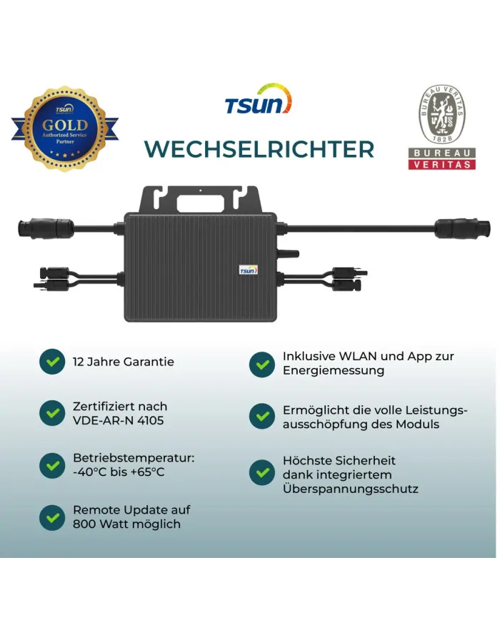 TSUN TSOL-MS600-D Microinverter