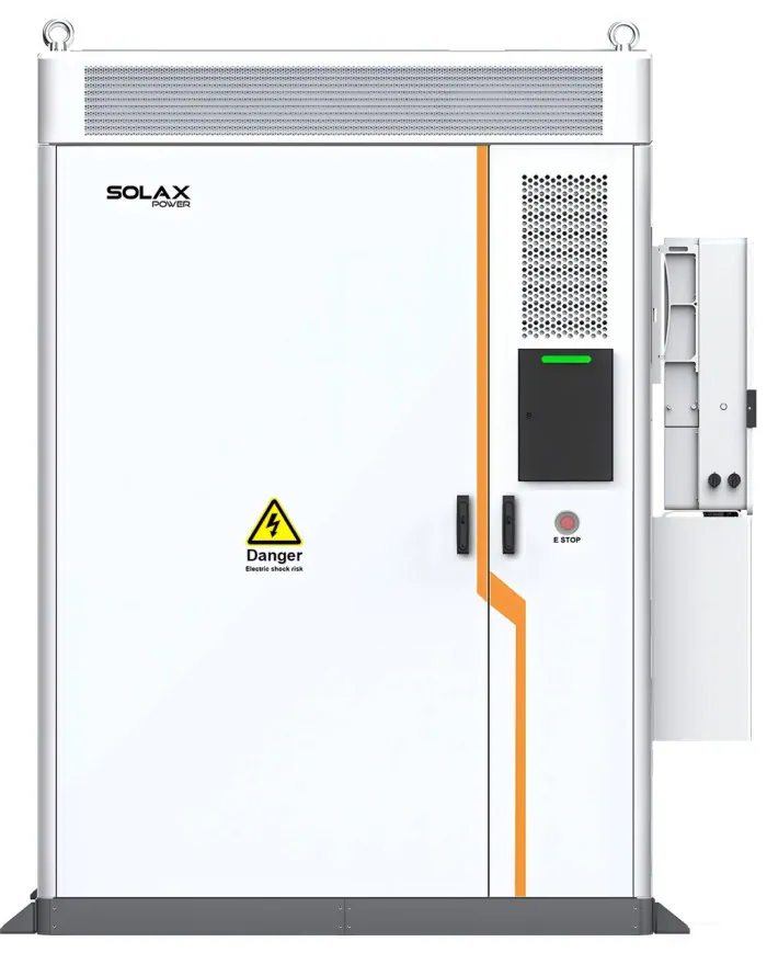 SolaX AELIO-P50B200 50kW 200kWh Σύστημα με Μαύρο Πλαίσιο