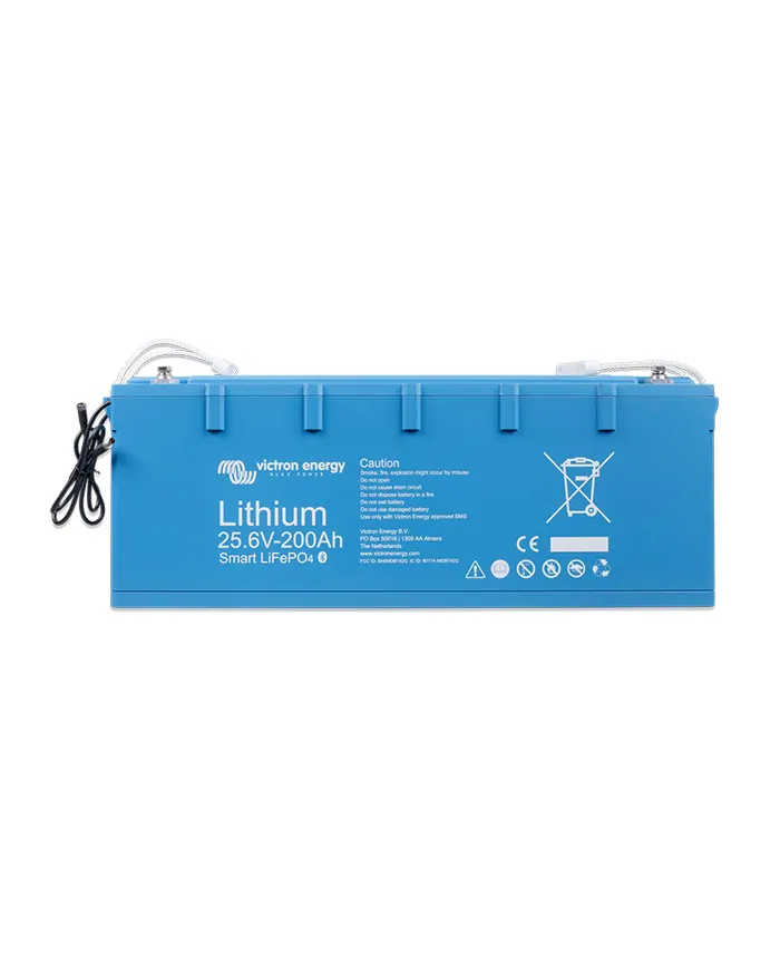 LiFePO4 Batteri 25,6V/200Ah - Smart