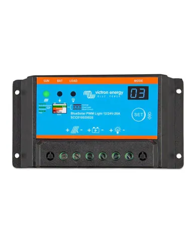 Victron BlueSolar PWM-Light 12/24V-20A - Laddare Controller
