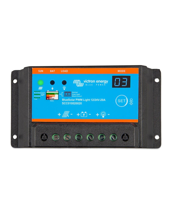 Victron Energy BlueSolar PWM-Light SCC010020020 12/24V 20A PWM regulator punjenja (tajmer za svjetlo)