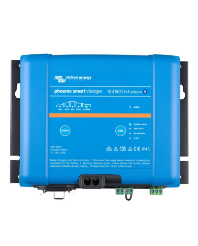 Victron Energy Phoenix Smart IP43 12/50 (1+1) 120/240V akulaadija PSC125051095