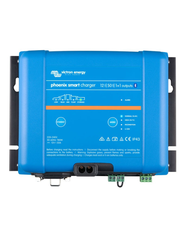 Victron Energy Phoenix Smart IP43 12/50 (1+1) 120/240V akulaadija PSC125051095