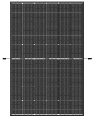 Trina Vertex S+ N-Type Dual Glass 445W - Triple-Cut 1500V (Cadre Noir)