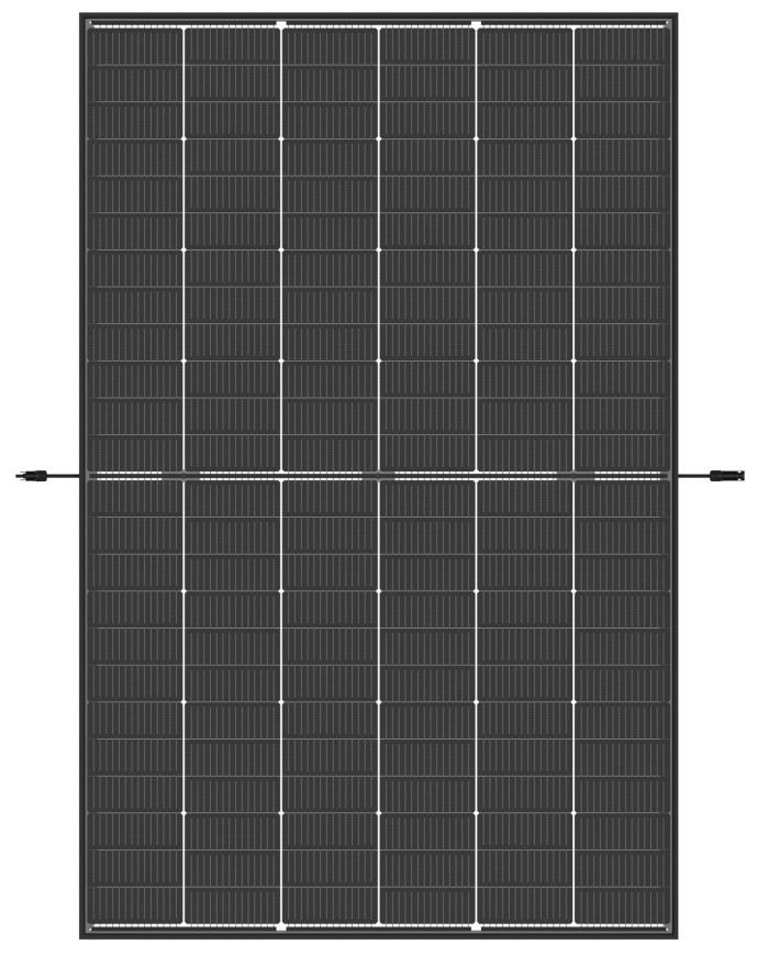 Trina Vertex S+ N-Type Dual Glass 445W - Triple-Cut 1500V (Fekete Keret)