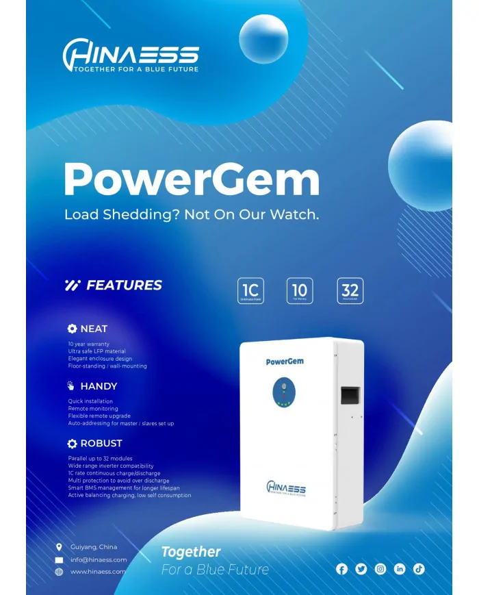 HinaESS PowerGem 5.12kWh