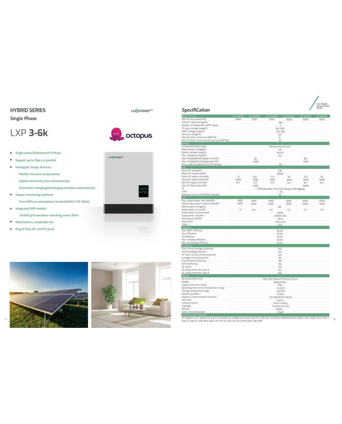 LuxPower LXP-6K 6 kW