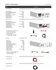 DEYE BOS-GM5.1 HV BOS-G Batteriställ (9 hyllor)
