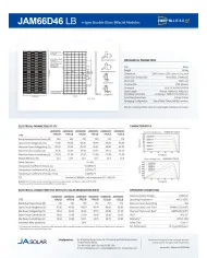 JA Solar JAM66D46-710/LB 710W Bifacialt Dobbeltglas N-Type Modul