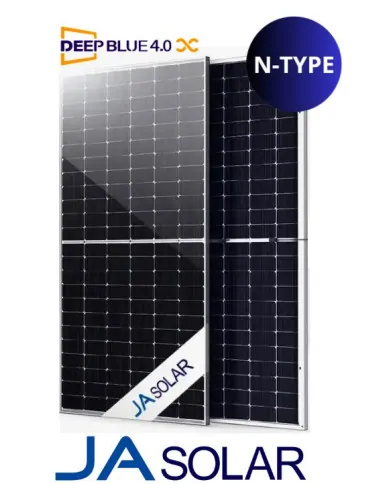 JA Solar JAM72D42-635W Bifacial N-Type Ramme