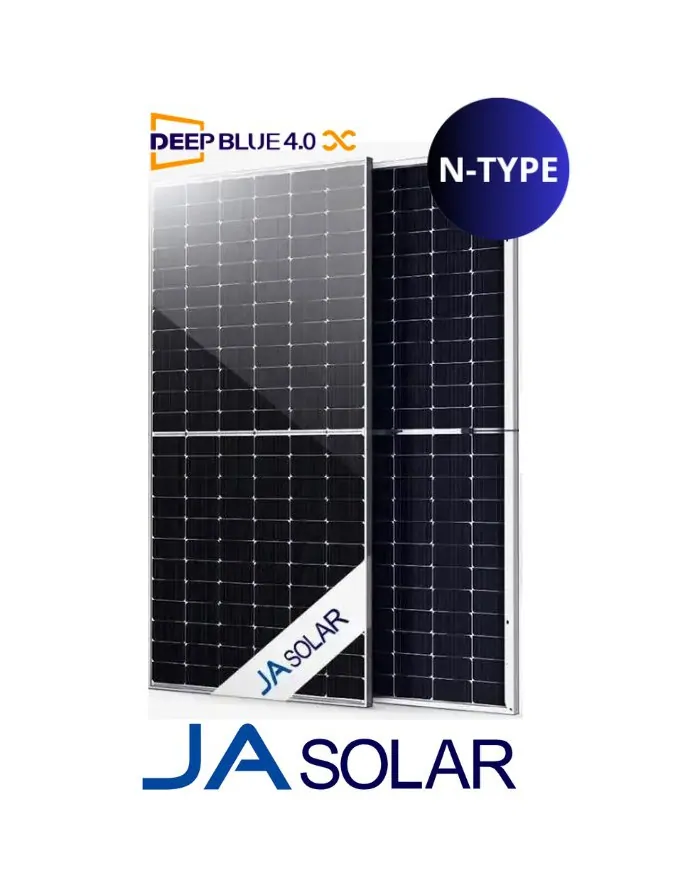 JA Solar JAM72D42-635W Bifacial N-Type Ramme