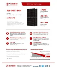 Jolywood JW-HD-144N-575W Bifacial N-Type