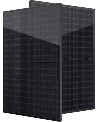 Denim N-Type 490W All Black Διπρόσωπο Φωτοβολταϊκό Πάνελ Γυαλί-Γυαλί