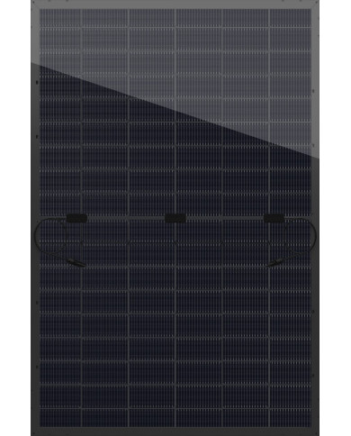 Denim N-Type 490W All Black Módulo Fotovoltaico Bifacial Vidrio-Vidrio