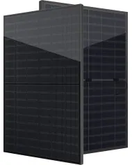Denim N-Type 440W All Black Panel Fotovoltaico Bifacial Vidrio-Vidrio