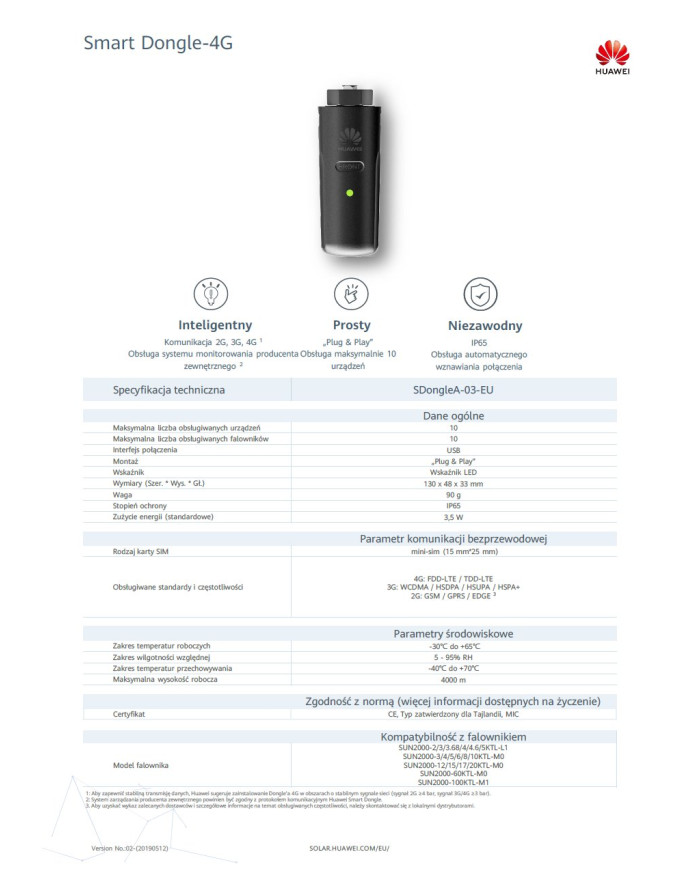 Huawei Smart Dongle-4G SDongle B-06 – 4G komunikacijski modul
