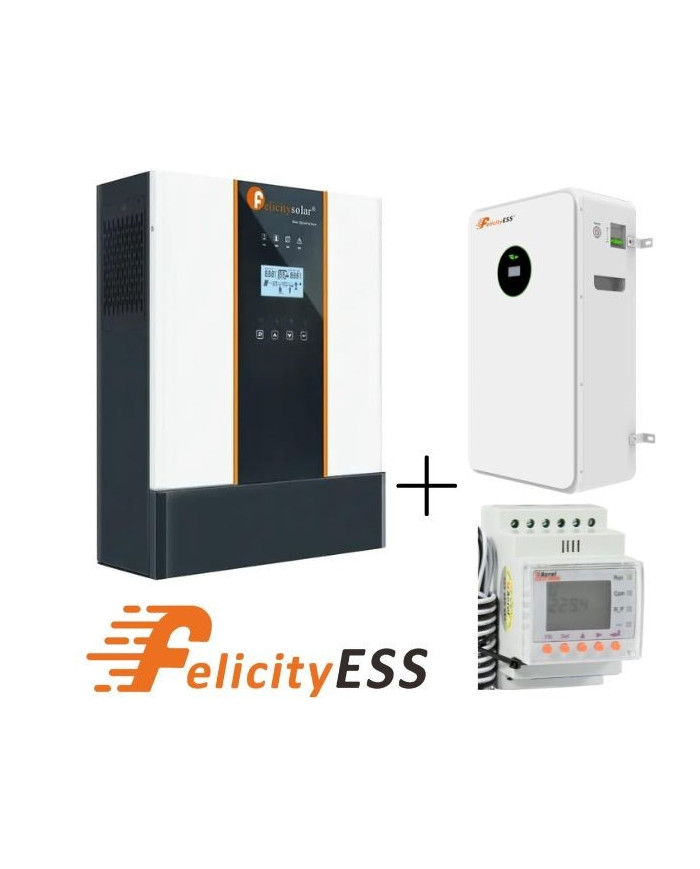 FelicityESS IVEM5048 + LUX-E-48100LG03 + Smart Meter