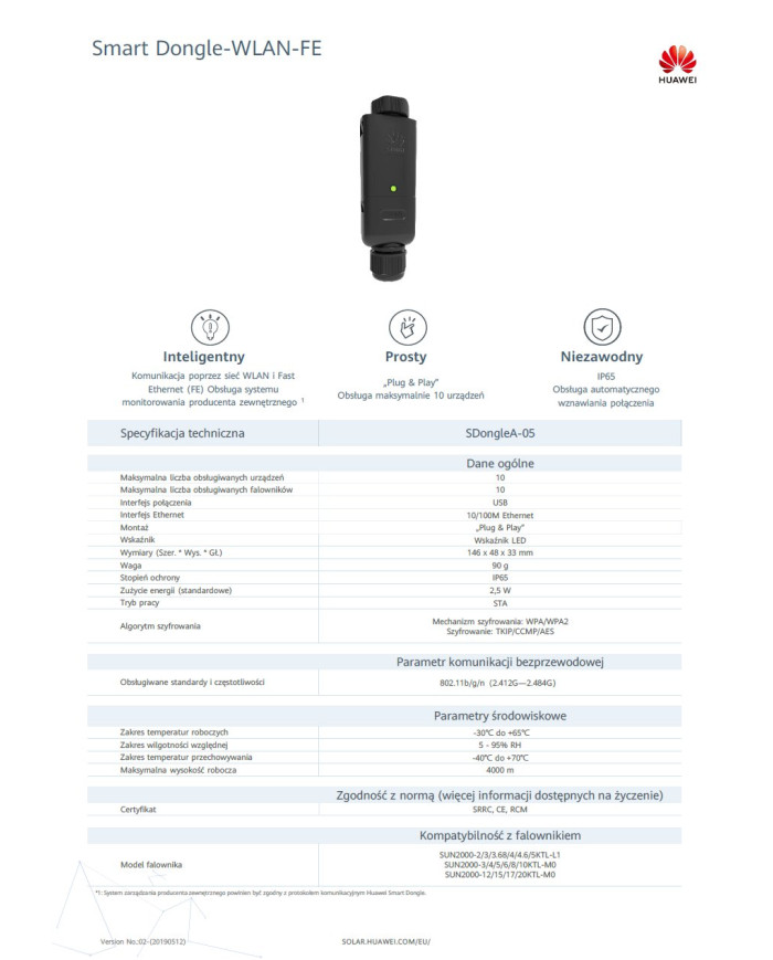 Huawei Smart Dongle-WLAN-FE SDongleA-05 – WiFi i Fast Ethernet