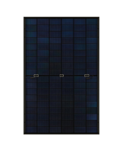 ja solar n-type 450 w panel bifacial de doble cristal all black