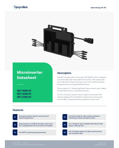 Hoymiles MIT-5000-8E 3F