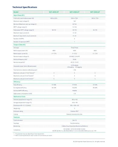 Hoymiles MIT-5000-8E 3F