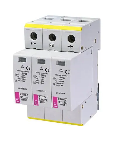 ETI ETITEC EM T12 PV 1100/6.25 Y Surge Arrester T1+T2 (B+C) DC