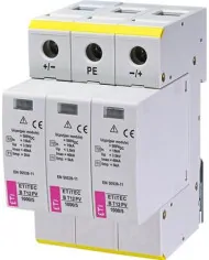 ETI ETITEC EM T12 PV 1100/6.25 Y Dispozitiv de protecție la supratensiune T1+T2 (B+C) DC