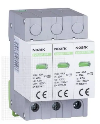 NOARK Ex9UEP Protector contra sobretensiones PV 1000V DC Tipo 1+2 3P