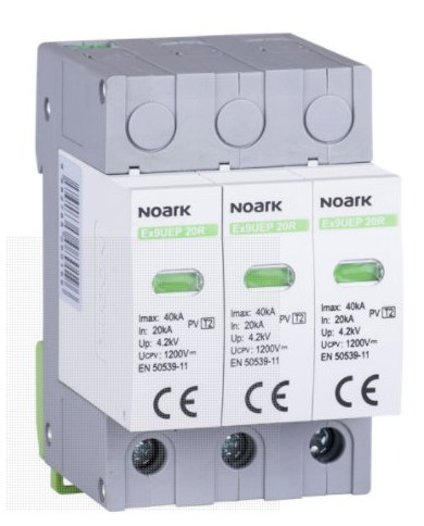 NOARK Ex9UEP Túlfeszültség-levezető PV 1000V DC 1+2 típusú 3P