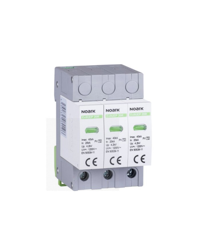NOARK Ex9UEP Limitator de supratensiune PV 1000V DC Tip 1+2 3P