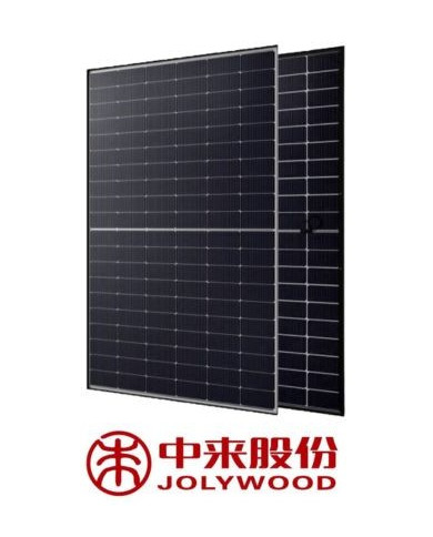 Jolywood JW-HD108N-R2 500W Bifacciale Cornice Nera (Tipo N)
