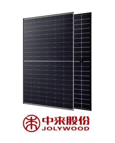 Jolywood JW-HD108N-R2 500W Bifacial Sort Ramme (N-type)