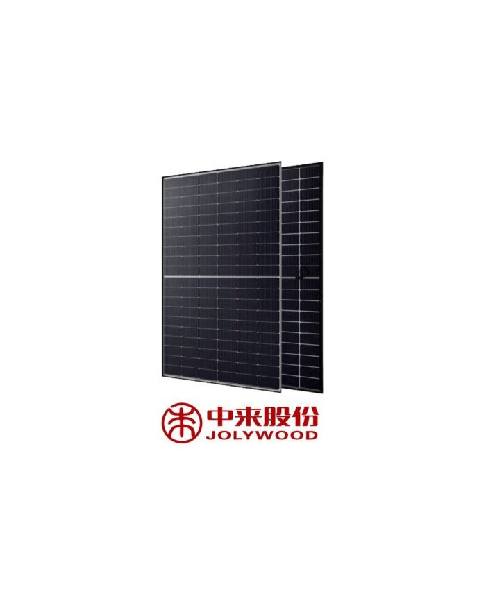 Jolywood JW-HD108N-R2 500W Bifacial Marco Negro (Tipo N)