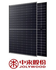Jolywood JW-HD108N-R2 500W Bifacial Marco Negro (Tipo N)